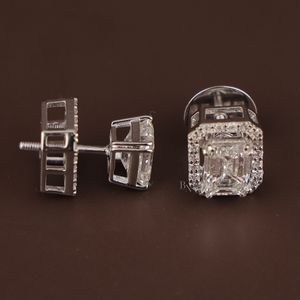Fashion Women Lab Grown Diamond <b>Earrings</b> <b>Silver</b> 10K Gold 14K Gold 18K Gold Premium Fine Jewelry Gift - Product Image 3