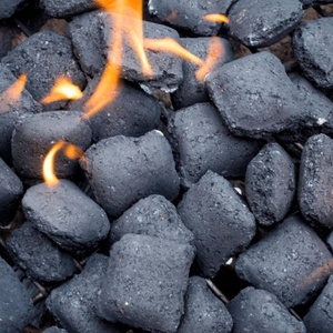 Long-Burning Coconut Pillow Shape <b>BBQ</b> Grill <b>Table</b> Briquette <b>Outdoor</b> Use Hardwood Charcoal - Product Image 1