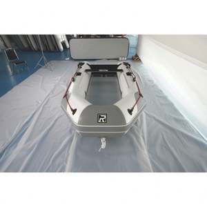 Colchoneta Inflable <span class=keywords><strong>de</strong></span> PVC Reachsea <span class=keywords><strong>para</strong></span> 3 Personas, 2.7m, Color Gris Claro y Gris Medio, Ideal con Motor, en Venta - Product Image 1