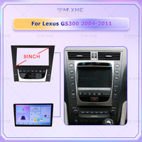 Global Terbaik penjualan GPS mobil Multimedia bingkai Video untuk Lexus GS300 2004-2011 Matte hitam Set lengkap bingkai pemegang pemutar mobil