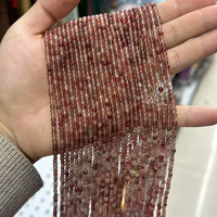 Perles de tourmaline de qualité AAA, 3 mm, micro-perles rondes, pierres semi-précieuses naturelles mélangées, mini-perles pour la fabrication de bijoux faits à la main