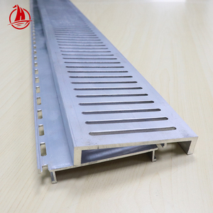 China HuaYang Aluminum Custom Extrusion <strong>Frame</strong>,special-shaped <strong>U</strong> <strong>Shape</strong> Track Drainage Aluminum Profiles - Product Image 4