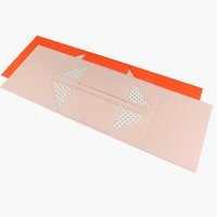 Paquet de luxe personnalisé Insert magnétique en satin noir doublé d'emballage intérieur en satin Aimant pliable pliable