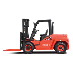 Carretilla elevadora contrapesada diésel Hangcha CE ISO personalizable XA Series 5t-7T para neumáticos de motor-para fábrica/puerto a granel - Product Image 1