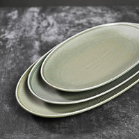Ensemble d'assiettes chinoises vaisselle ronde bol Ramen assiette à Sushi créative ensemble de dîner en céramique vaisselle en porcelaine vaisselle assiette plat