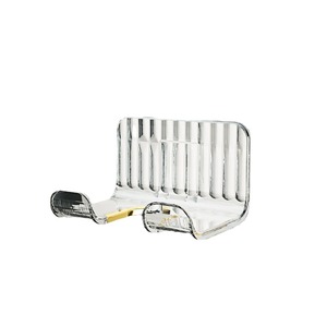 Time Machine Hair Dryer Holder Wall Mounted Durable Bathroom Storage Rack Rectangular Transparent White - Product Image 4
