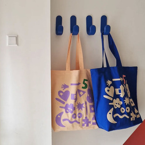 Promotional Canvas Grocery Shopping Tote Bag Custom Logo Printed Grocery Bag Eco Friendly Recycled Fabric Shopping Bags