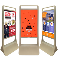 85 75 pulgadas de pie de señalización digital quiosco de pantalla interior Android LCD publicidad pantalla táctil LED reproductor de publicidad tótem
