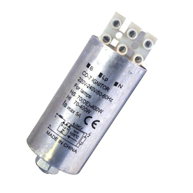 150W 250W 400W HPS Electronic Ignitor for Metal Halide High Pressure Sodium Lamps 220-240V 5KV Peak Voltage 2-Year Warranty