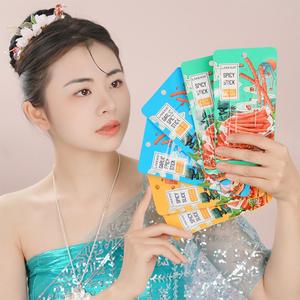 Lakelixi Oem Snack Halal comida china MRE comidas listas para comer exótico pone embalaje picante bolsas de gluten de frijol aperitivos de grano a granel - Product Image 4