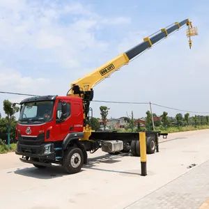 2023 Novo Guindaste Montado Caminhão 10 Ton 16 Ton 25 Ton Guindaste Móvel Hidráulico Telescópico Boom Crane Para Máquinas De Construção