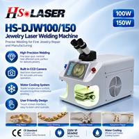 Machine de soudage laser YAG 100W 150W pour bijoux, pour la réparation de l'or, de l'argent, du platine et de l'acier inoxydable