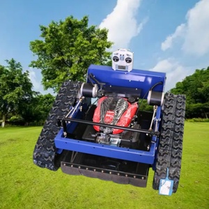 Cortadora de Césped con Control Remoto Inalámbrico, con Orugas de Goma, Motor de Gasolina de Bajas Emisiones, Ecológica y Aprobada por la EPA Euro 5 - Product Image 3