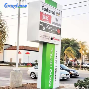 Waterproof Advertising Pylon <strong>Sign</strong> for Business Gas Station Customized Design Pylon <strong>Sign</strong> <strong>Way</strong> Finding Directional Pylon <strong>Sign</strong> - Product Image 4