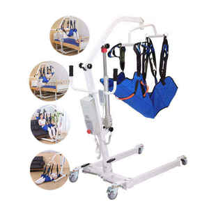 Elevador Eléctrico para Pacientes, <span class=keywords><strong>Ancianos</strong></span> y Discapacitados, Grúa <span class=keywords><strong>de</strong></span> Techo Médica para el Hogar, Correa <span class=keywords><strong>de</strong></span> Suspensión, Capacidad <span class=keywords><strong>de</strong></span> 150 kg, Acero al Carbono, Portátil - Product Image 2