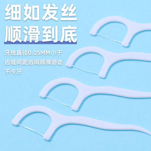 Jue Nuo – cure-dents jetables ultra fins de 0.05mm, pour usage domestique, nettoyage des dents, haute élasticité - Product Image 1