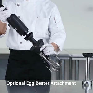 Mixeur plongeant électrique portable de style mini, prix d'usine, 220W, moteur en cuivre, lame en acier inoxydable, bol de mélange anti-éclaboussures - Product Image 5