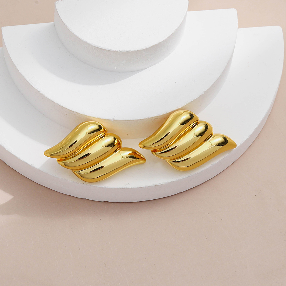 earring brass gold plated