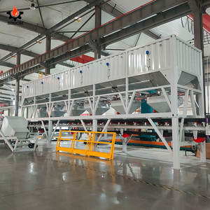 Máquina dosificadora transportadora de tolva de pesaje de cemento de grava de arena agregada de hormigón de 30m3 para proyecto de mezcla de arena - Product Image 2
