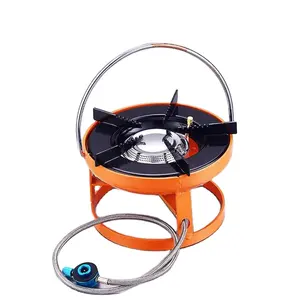 Outdoor hiking portable mini backpacking gas multi fuel camping stove