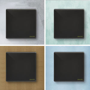 โรงงานจีนจัดหาสวิตช์ติดผนังแบบกดขนาด 86 มม. มาตรฐานอังกฤษ 16A 250V วัสดุ PC ทนไฟ - Product Image 4