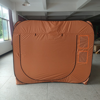 Offre directe d'usine Tente d'abri d'urgence intérieure portable mobile grande tente modulaire familiale pour évacuation en cas de catastrophe