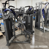Nouvel équipement de fitness professionnel pour la musculation, machine à presser les biceps isolalettes et à presser la poitrine à charge par poulie