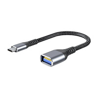Logotipo personalizado tipo C 3,1 macho a USB 3,0 hembra OTG Adaptador convertidor para teléfono inteligente tableta portátil