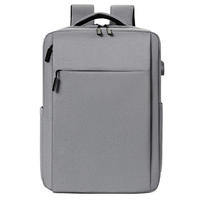 Nouveau sac à dos professionnel pour ordinateur portable en feutre et nylon, respirant, simple, tendance, multifonctionnel, grande capacité, couleur unie