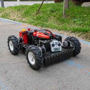 Tondeuse robotisée télécommandée à chenilles/quatre roues motrices, portée de 680 m, mini robot pour jardin, moteur haute puissance - Product Image 3