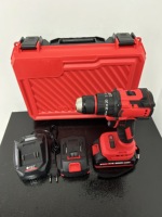 Ensemble de perceuse sans fil 21V, batterie au lithium, tournevis électrique, outil électrique à couple élevé pour bricolage et usage professionnel