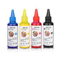 Encre textile de Film de transfert PET DTF 100ml pour imprimantes Epson i3200 4720 XP600 1390 L1800 F2000 L805