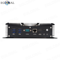 Prix de gros 6LAN Mini PC industriel sans ventilateur Intel Celeron 3965U Pentium 5405U 2xCOM 4xUSB3.0 serveur de routeur pare-feu d'ordinateur
