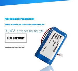 18650 2s1p 7,4 v 14.8Wh литий-ионный аккумулятор 2000mah, литий-ионный аккумулятор с Pcm и разъемом - Product Image 5