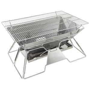 Portable en gros personnalisé barbecue gril extérieur <span class=keywords><strong>charbon</strong></span> de <span class=keywords><strong>bois</strong></span> Barbecue fosse terrasse arrière-cour fumeur Anti-brûlure poignée Camping cuisinière - Product Image 3