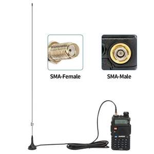 Gain đài phát thanh ăng ten UT-108UV hiệu suất cao SMA-Nữ BĂNG TẦN KÉP UHF/VHF cho Baofeng đài phát thanh Walkie-Talkie UV-5R BF-888S - Product Image 4