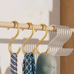 Ganci a forma di S in lega di alluminio pratico gancio per ringhiera <span class=keywords><strong>da</strong></span> cucina porta gancio per appendere vestiti borsa forniture per la casa - Product Image 2