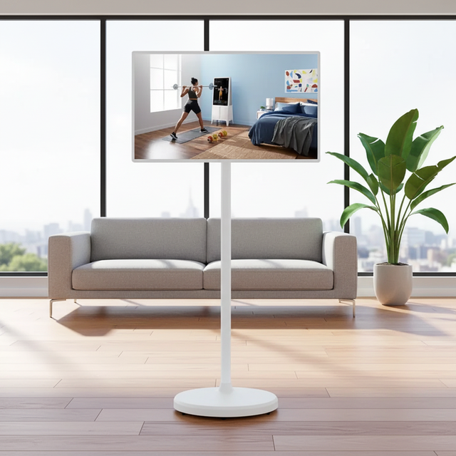 23.8-Inch 4+64g Smart Android14 TV LCD Capacitive Touch Screen OEM Text Display Animation Self-Service Shopping Mall Indoor