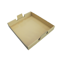 Boîtes en carton ondulé enduites de cire avec logo personnalisé en gros, emballage imperméable pour fruits de mer et volailles frais