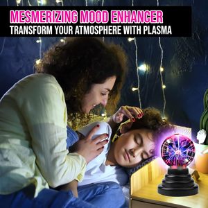Plasma Ball Light 3 Inch, USB Magic Touch Sensitive Thunder <strong>Lightning</strong> Lamp for Parties - Product Image 4