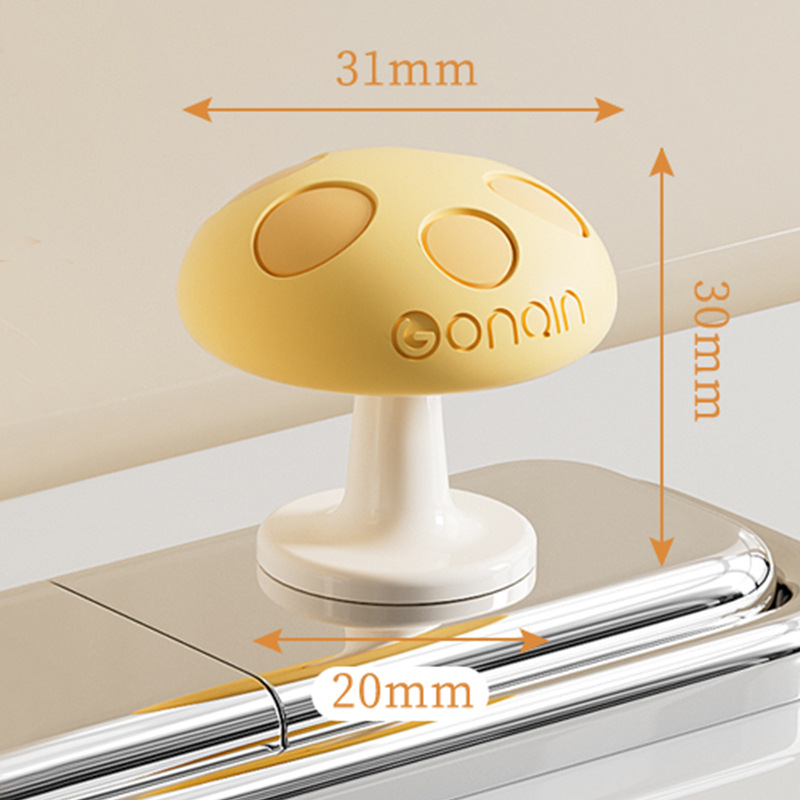 Toilet flush button [Medium size, Sunny Yellow]