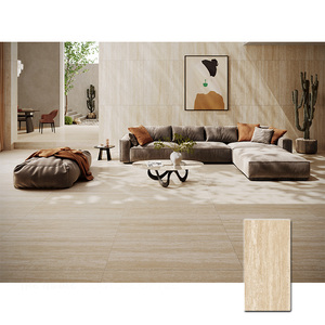 ترافرتين ريفي حديث ، كسوة أرضية جدارية للمطبخ لغرفة المعيشة والحمام الكبير ، كسوة زجاجية للقاعة الخارجية - Product Image 4