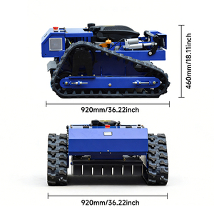 Tondeuse à gazon télécommandée DIY avec pilotage automatique et éclairage LED, à chenilles, à essence, pour jardin moderne - Product Image 4