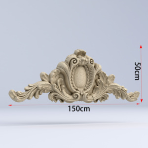 Prefabbricati in calcestruzzo statua stampi fusione scultura esterna in plastica motivo decorativo a rilievo da parete per esterno decorazione frontone - Product Image 2