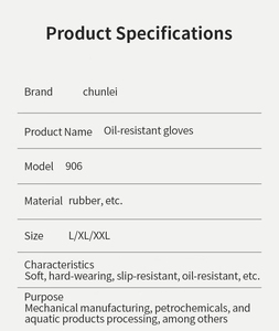 Gants de travail en PVC en gros - Résistants aux acides, aux alcalis et aux huiles, doublés de coton, flexibles, durables, résistants aux produits chimiques, gants <span class=keywords><strong>pour</strong></span> hommes - Product Image 3