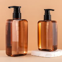 Emballage cosmétique en plastique rond personnalisé, flacon de lotion pour le corps et de shampooing de luxe pour hôtel, 200 ml, 300 ml
