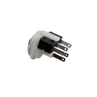 Bouton de direction à micro-interrupteur en plastique pour machine de jeu d'arcade de simulation de course vidéo JSJM Speed Rider