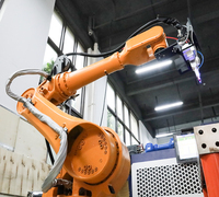 Robot de soudage CNC à 6 axes de haute qualité, machine de soudage au laser à fibre CRP-RH18-20-W pour tuyaux en acier inoxydable