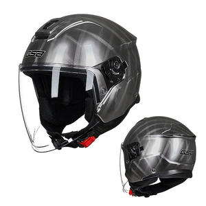 Demi-casque pour hommes GSB certifié DOT Matériau ABS léger à face ouverte pour motos Véhicules électriques Gris-État neuf - Product Image 6