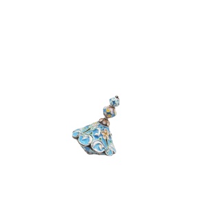 Jeu de rôle hanukah et judaike en argent massif, émail, 30mm, ED031 - Product Image 6
